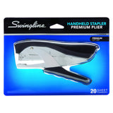 Swingline Premium Hand Stapler, Model 20BK, Desktop Stapler