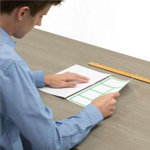 Fellowes Self-Adhesive Pouches - Letter Size, 5mil Thickness, Pack of 5