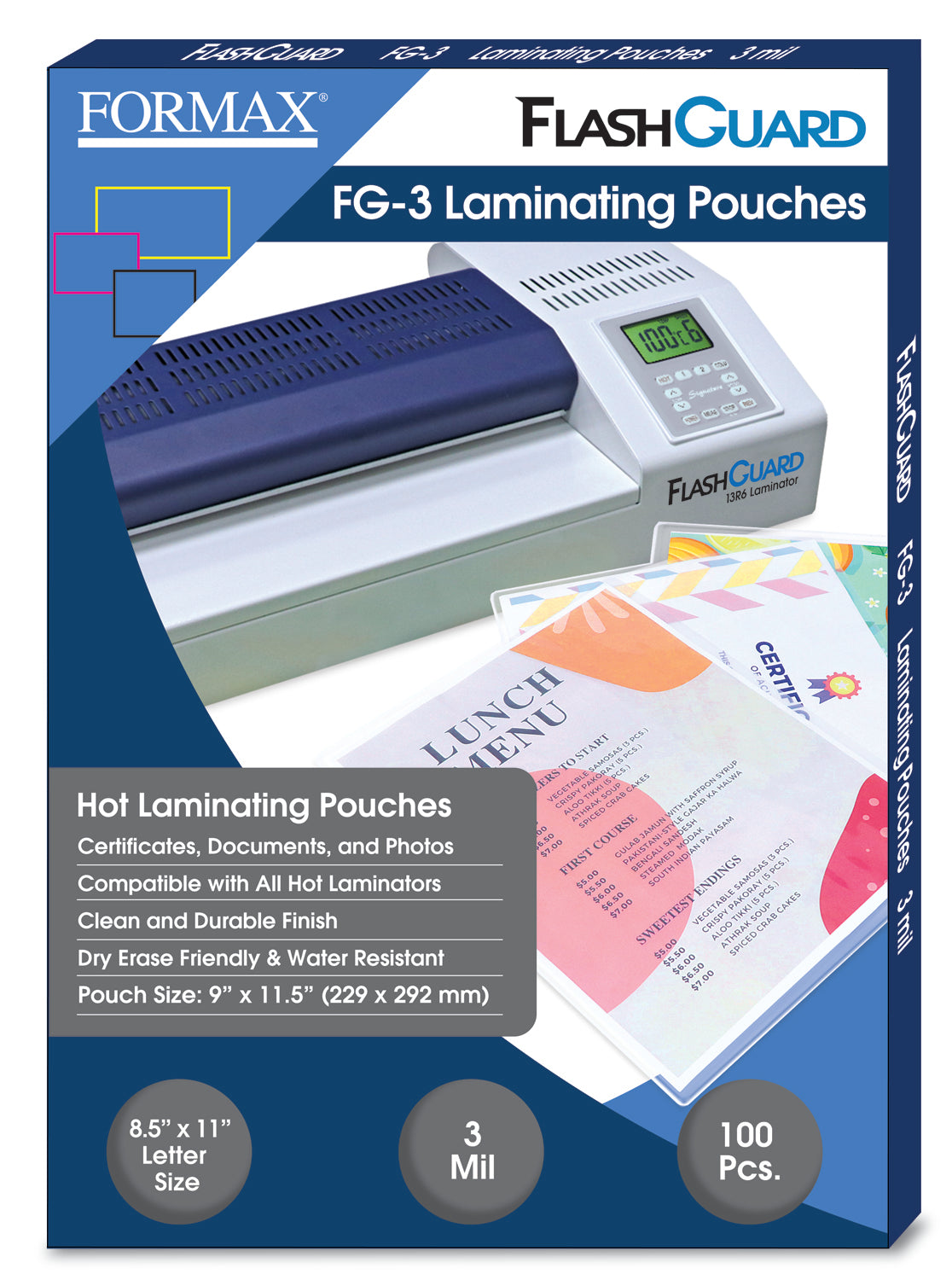 Formax FlashGuard 13R10 13 Inch Professional Pouch Laminator