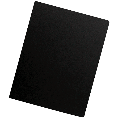 Fellowes Futura Presentation Covers - Jumbo Size, Ebony, Pack of 25