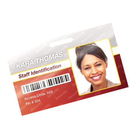 Fellowes Glossy Pouches - ID Tag Ready, 7 mil, 100 pack