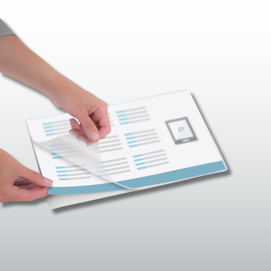 GBC HeatSeal Crystal Clear Laminating Pouches, 100 pcs Paper Machines