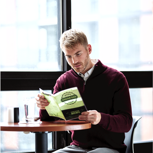 Fellowes Glossy Pouches - Menu, 3 mil, 50 pack