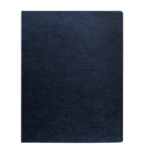 Fellowes Expressions Linen Presentation Covers - Oversize Navy 200ct Pack