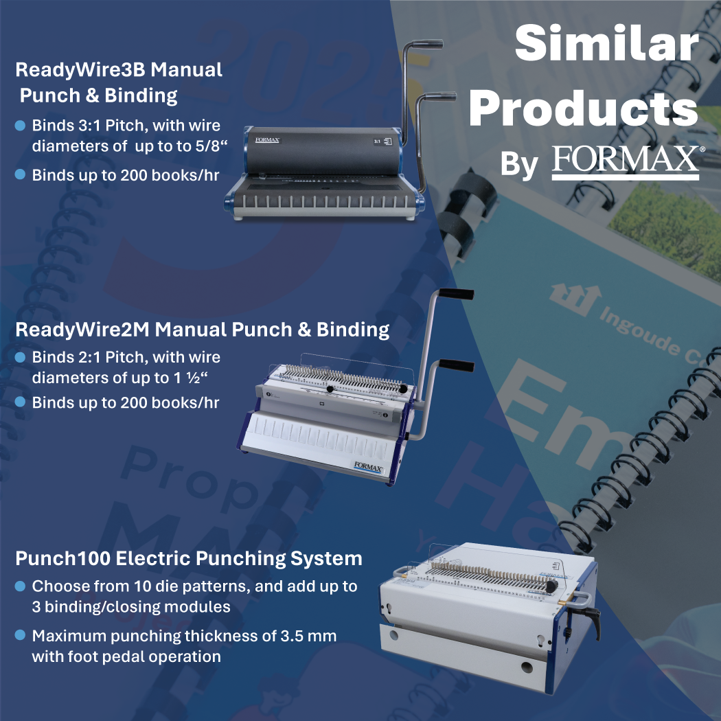 Formax ReadyWire Basic (2B & 3B) Punching & Binding Machine