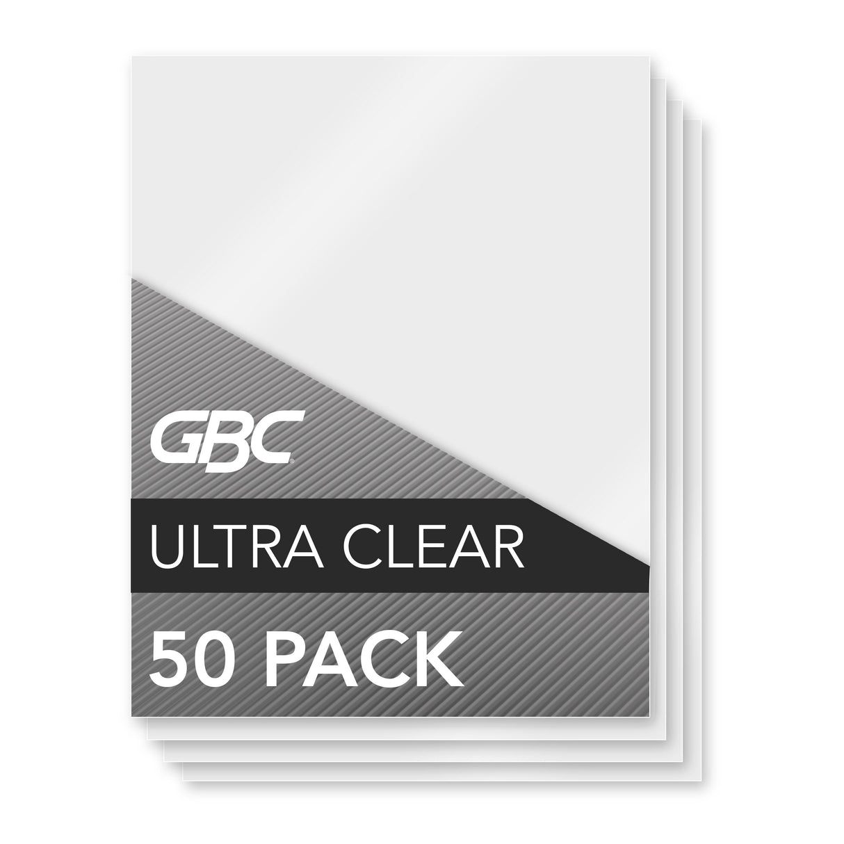GBC Ultra Clear Thermal Laminating Pouches, Letter Size, 3 Mil, 50 Pouches per Box, 10 Boxes (500 Total)