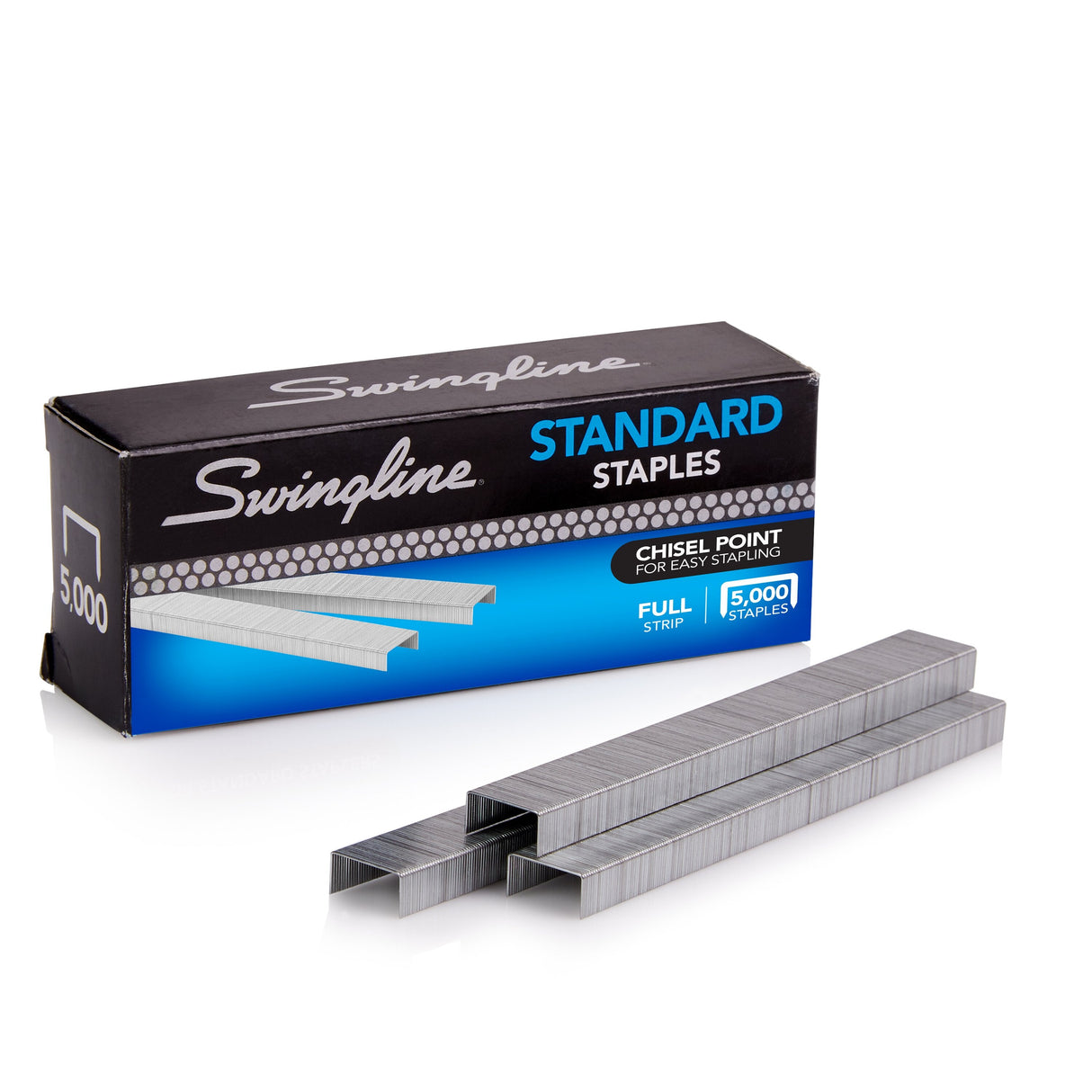 Swingline Standard Staples, 1/4" Length, 210 Per Strip, 5,000/Box