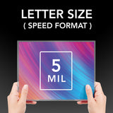 GBC EZUse Speed Pouches - Letter Size, 5 mil, 200 Pack