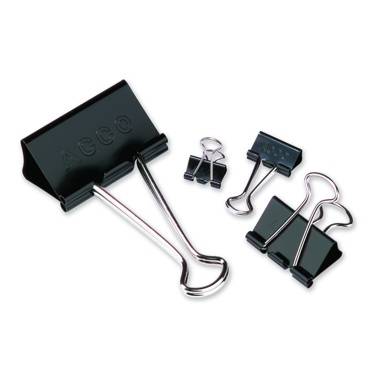 ACCO Binder Clips SBC-BLK-SM-12