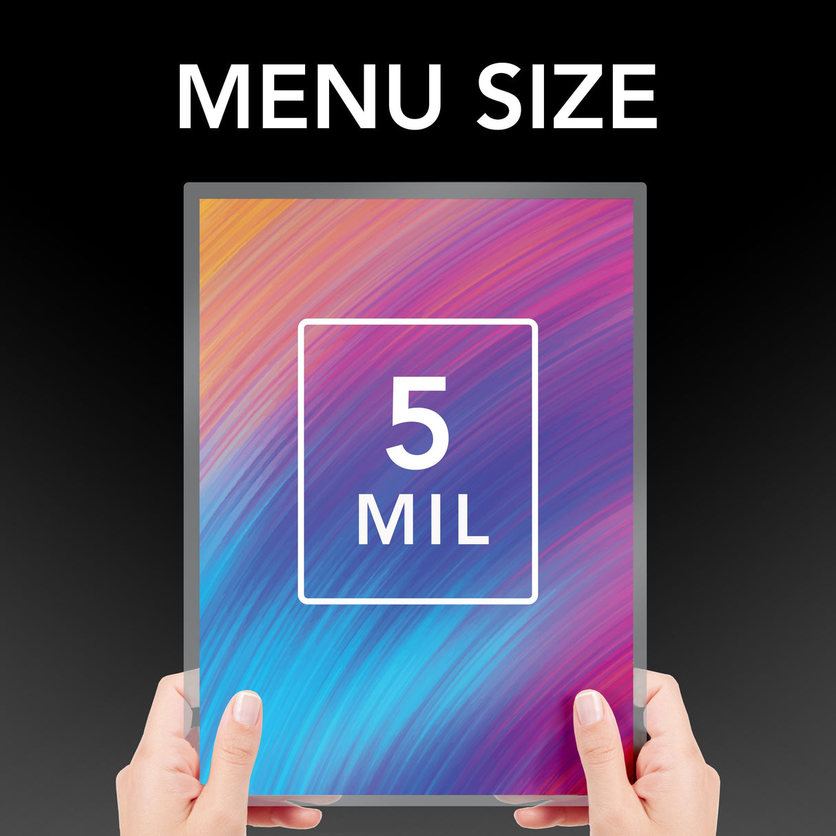 GBC EZUse Thermal Laminating Pouches - Menu Size, 5 mil, 100 Pack