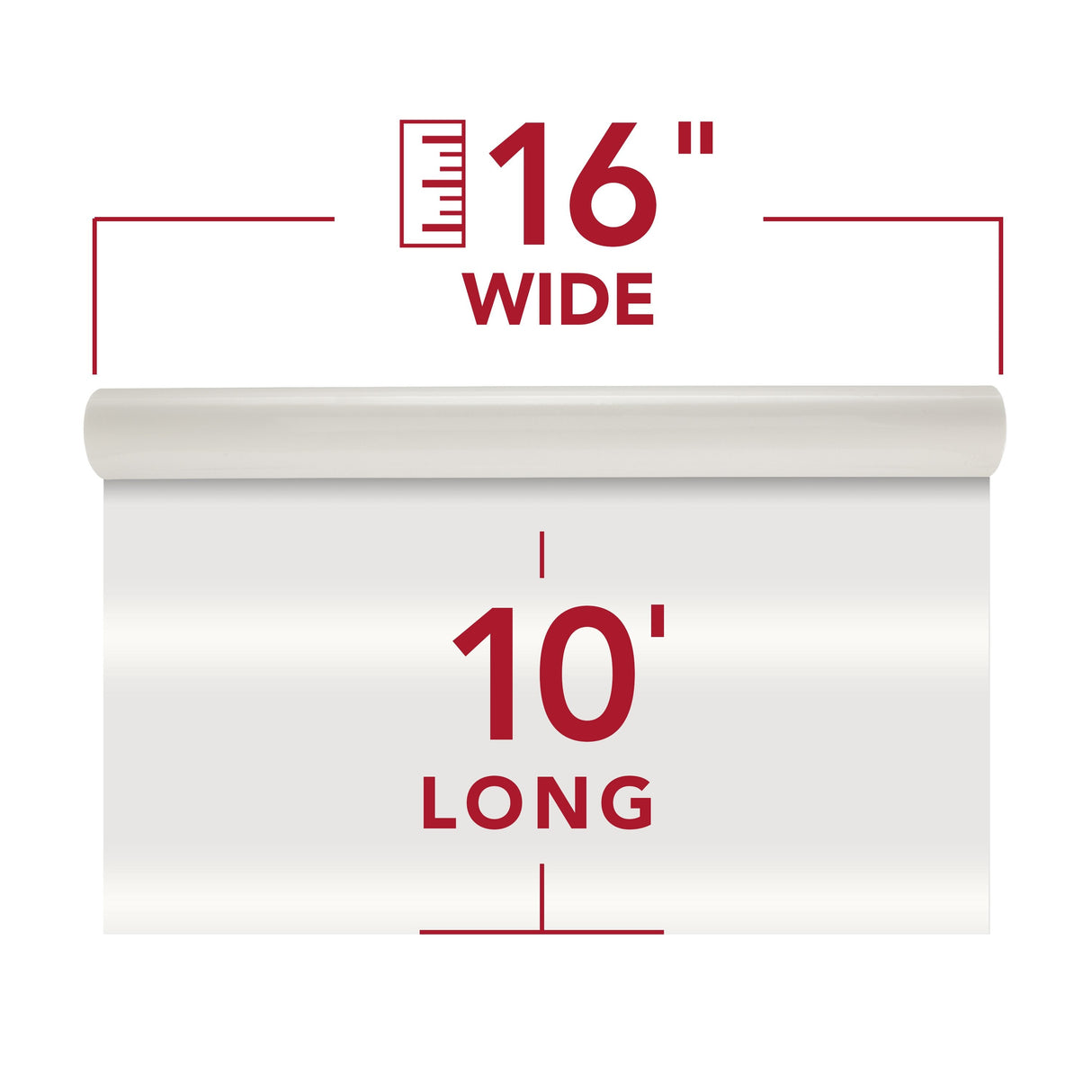 GBC Self Sealing Laminating Roll, Repositionable, 16" x 10', 3 mil