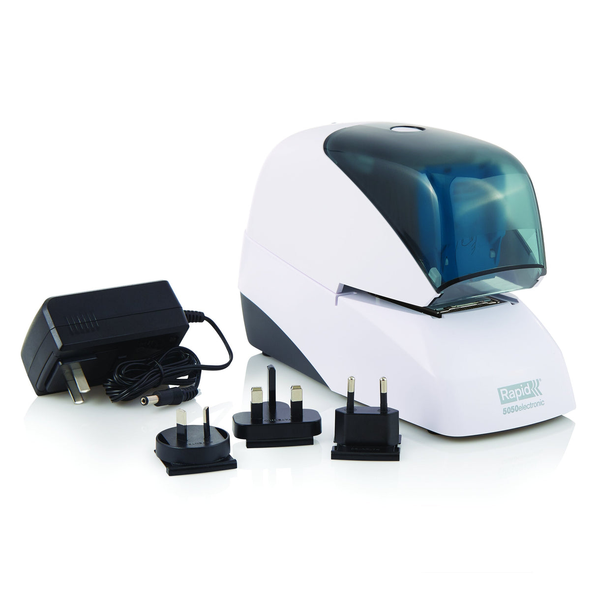 Rapid 5050e Electric Cartridge Stapler - White, 60 Sheets