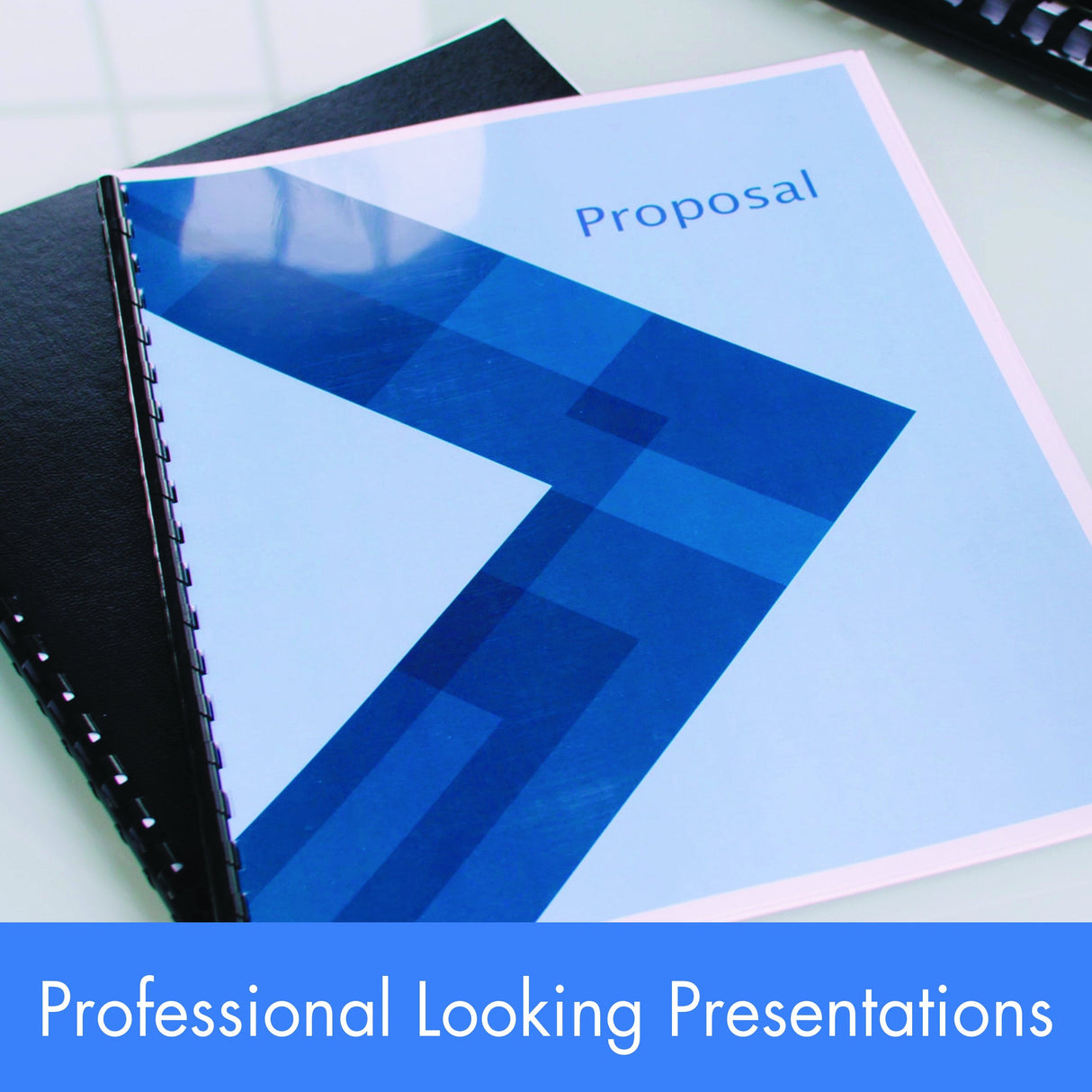 Mead CombBind 3/8" Black Binding Spines (125 Pack)