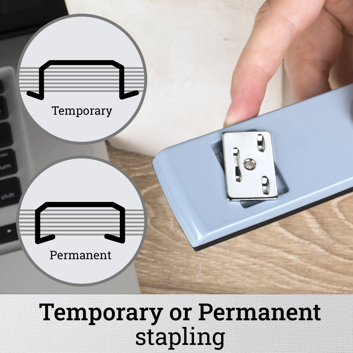 Swingline 747 Classic Stapler, 30 Sheets, Sky Blue