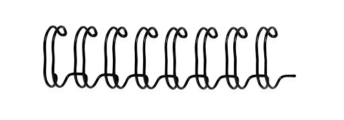 Fellowes Wire Binding Combs, 9/16", 130 Pages, Black