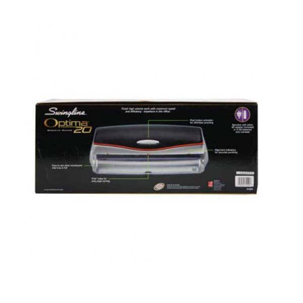 Swingline GBC® Optima® 20 Electric 3 Holes Punch System -Pack of 4