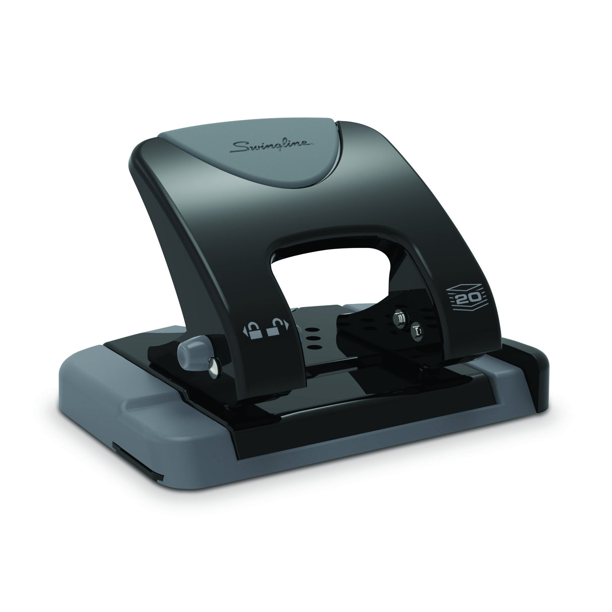 Swingline SmartTouch 2-Hole Punch - Low Force, 20 Sheet