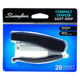 Swingline Soft Grip Hand Stapler, Model SG20, Black