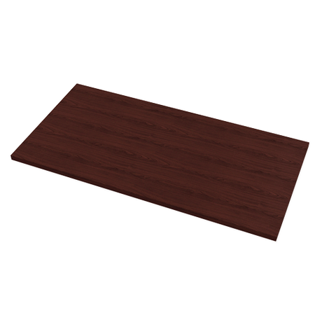 Fellowes High Pressure Laminate Desktop Mahogany - 48"x24"