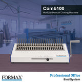 Formax Comb100 Manual Comb Binding Machine