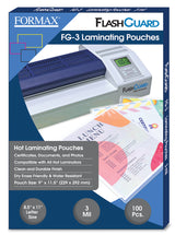 Formax FlashGuard 13R10 13 Inch Professional Pouch Laminator