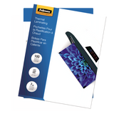 Fellowes Glossy Pouches - Envelope, 7 mil, 100 pack