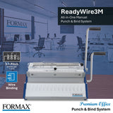 Formax ReadyWireM (2M & 3M) Manual Punching & Binding Machine