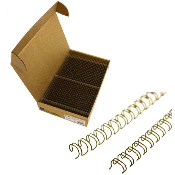 GBC Premium 1/2" Bronze 3:1 Twin Loop Wire