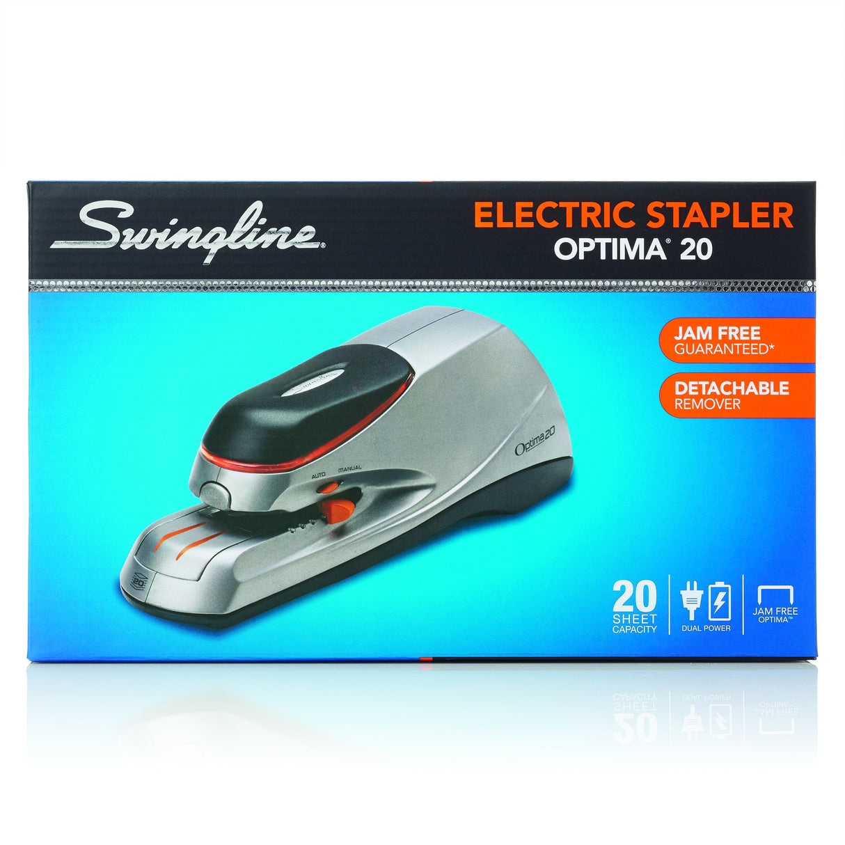 Swingline Optima 20 Electric Stapler - Silver