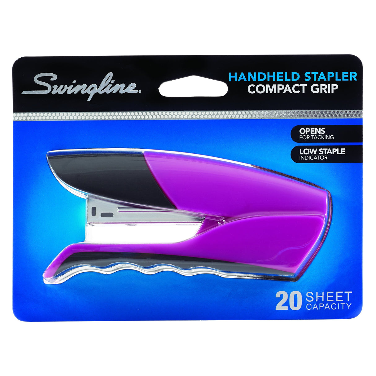 Swingline Compact Grip Stapler - Model 20C, Assorted Colors