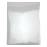 GBC 7mil 8.5"x11" Velobind Punched Clear View Covers (100pk)