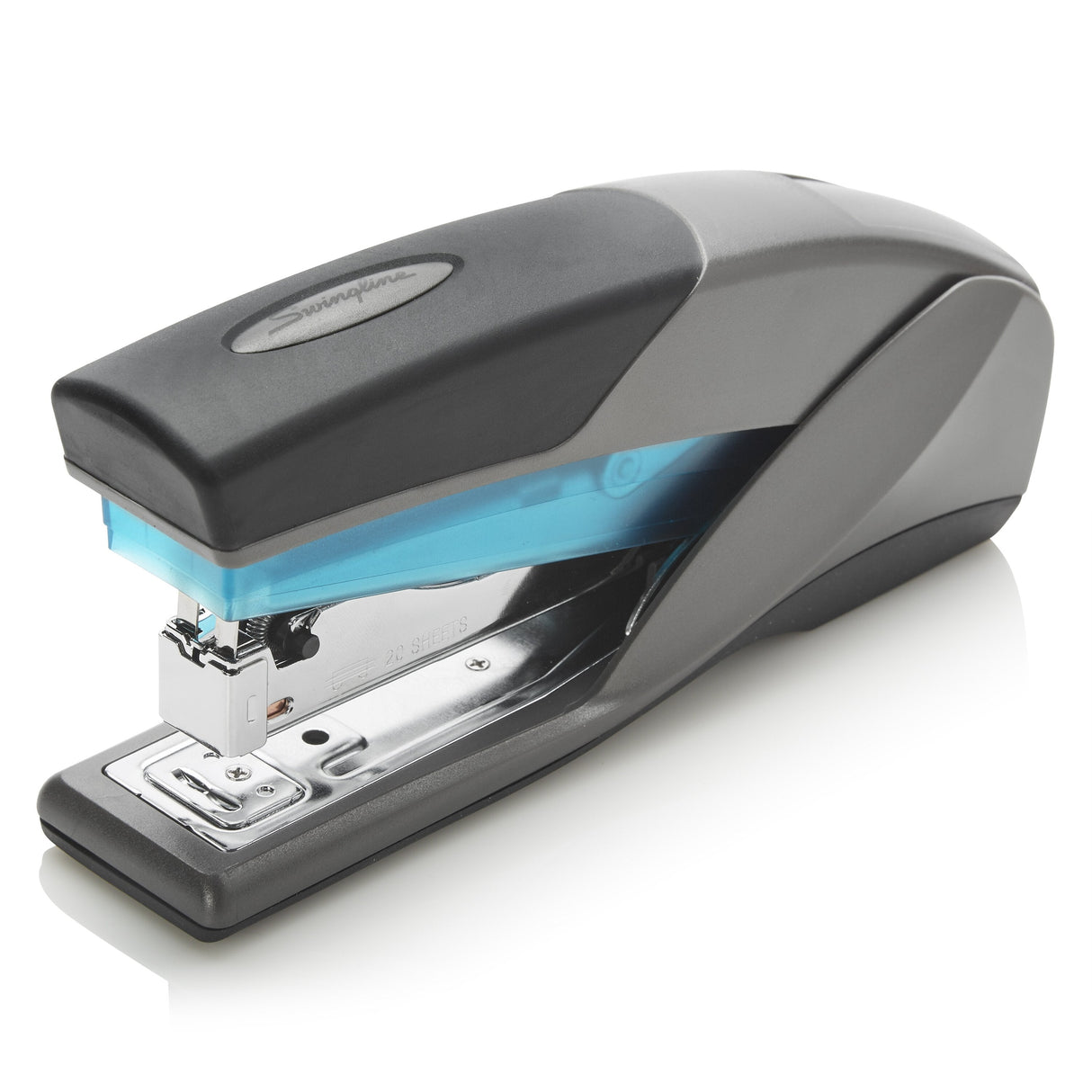 Swingline Optima 25 Stapler - Blue/Gray, 25 Sheets