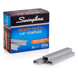 Swingline Heavy Duty Staples, 1/4" Leg Length, 5,000/Box