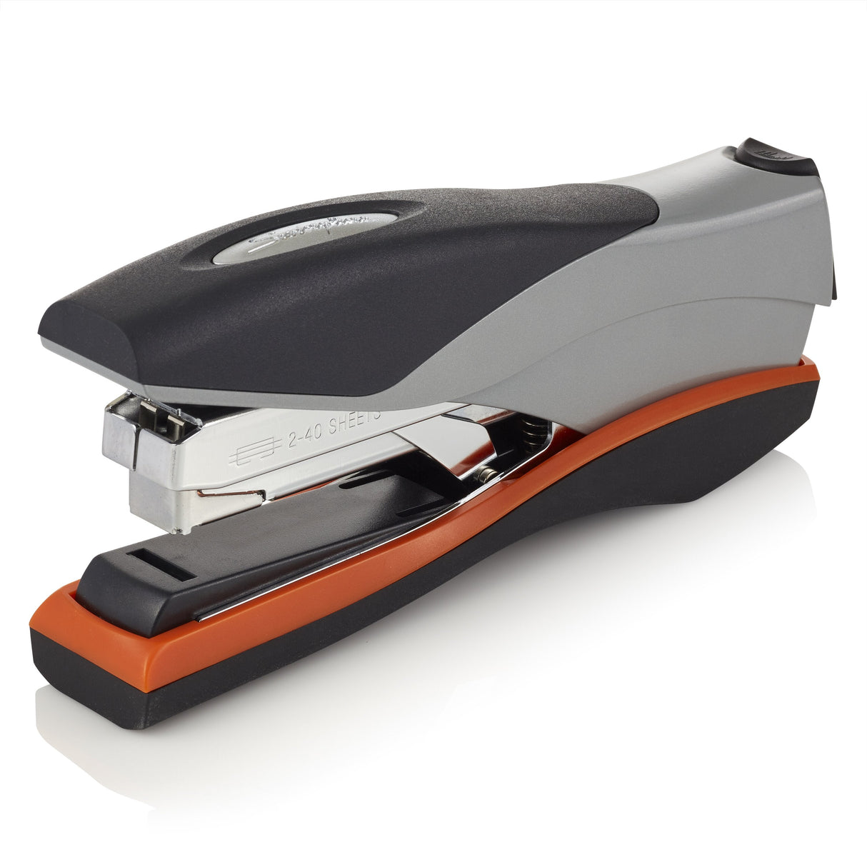 Swingline Optima 40 Desk Stapler, Silver, 40 Sheets, Reduced Effort