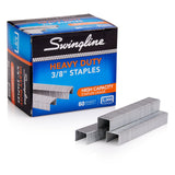 Swingline Heavy Duty Staples, 3/8" Leg Length, 5,000/Box