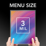 GBC EZUse Thermal Laminating Pouches - Menu Size, 3 mil, 100 Pack