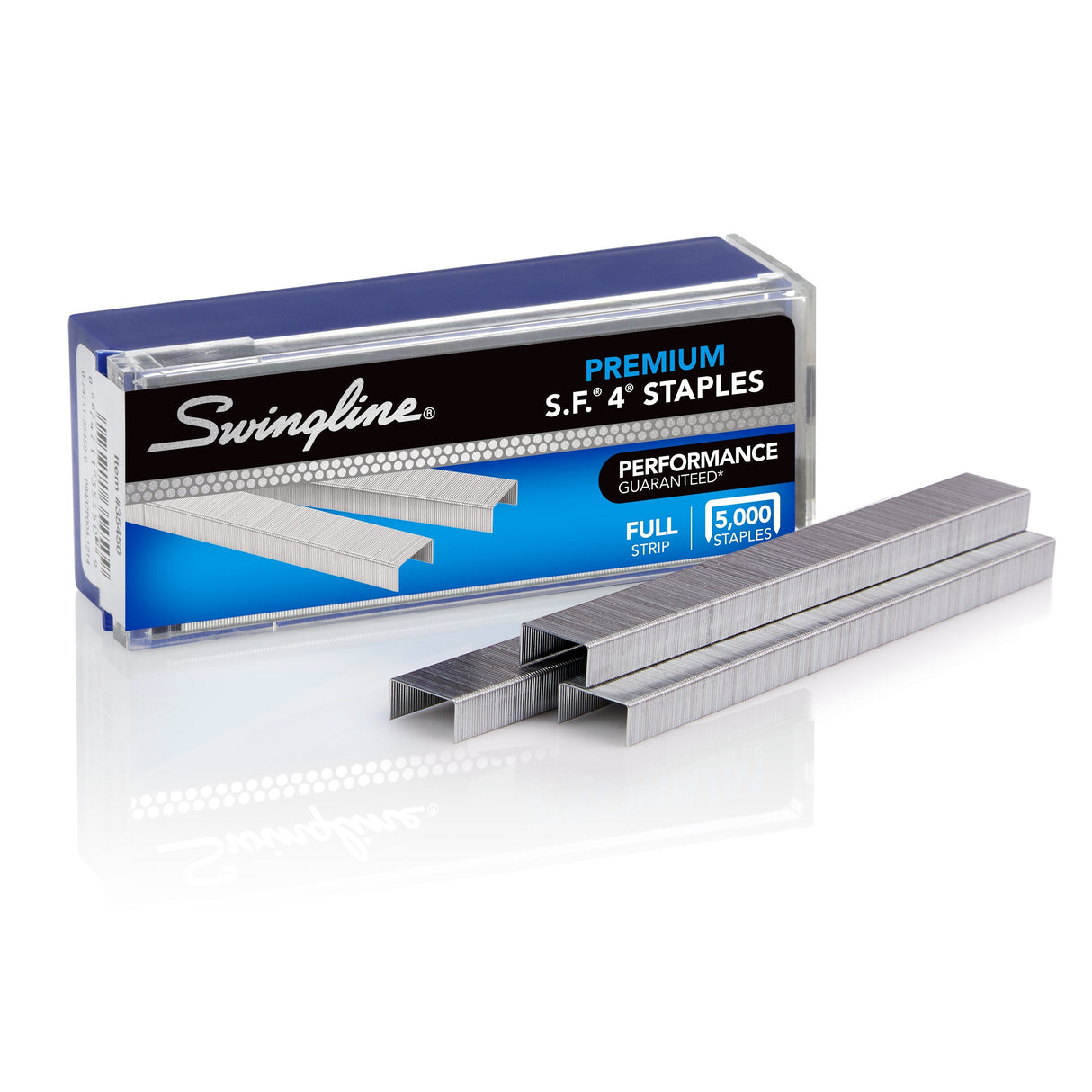 Swingline S.F. 4 Premium Staples, 1/4" Length, 210 Per Strip, 5,000/Box, 5 Pack