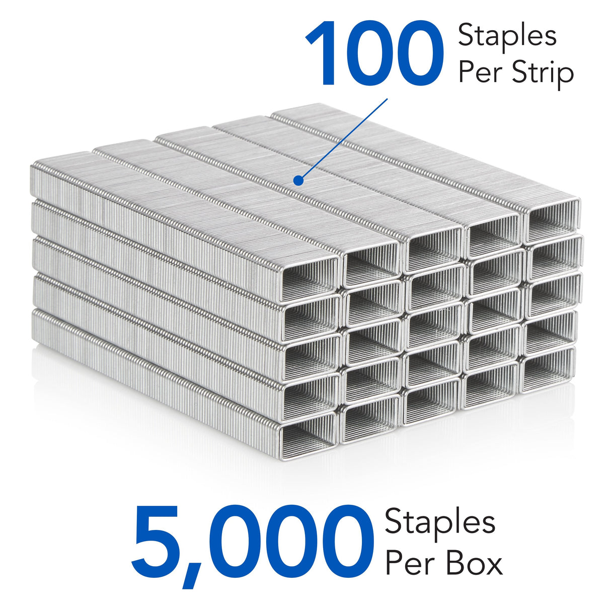 Swingline Heavy Duty Staples, 1/4" Leg Length, 5,000/Box