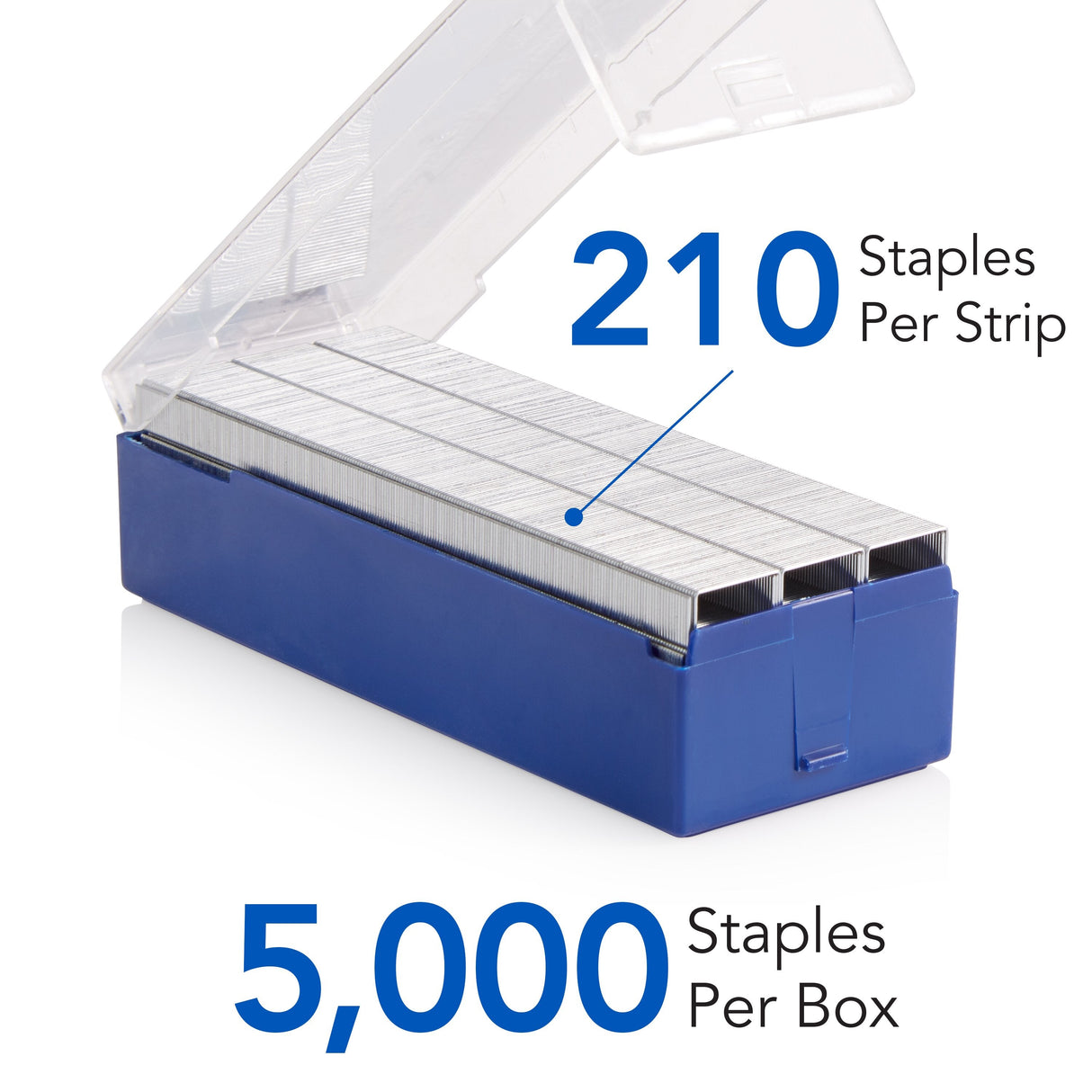 Swingline S.F. 4 Premium Staples, 1/4" Length, 210 Per Strip, 5,000/Box, 20 Pack - Office Stapling Essential