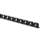 Mead CombBind Binding Spines, 5/16", Black, 125 Pack