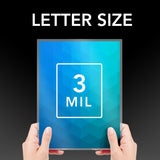 GBC Self Sealing Laminating Sheets - Single-Sided, Letter Size, 3 mil, 10 Pack
