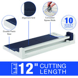 Swingline ClassicCut 1210P Bypass Trimmer - 12" - 10 Sheets