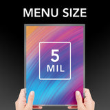 GBC EZUse Thermal Laminating Pouches - Menu Size, 5 mil, 100 Pack