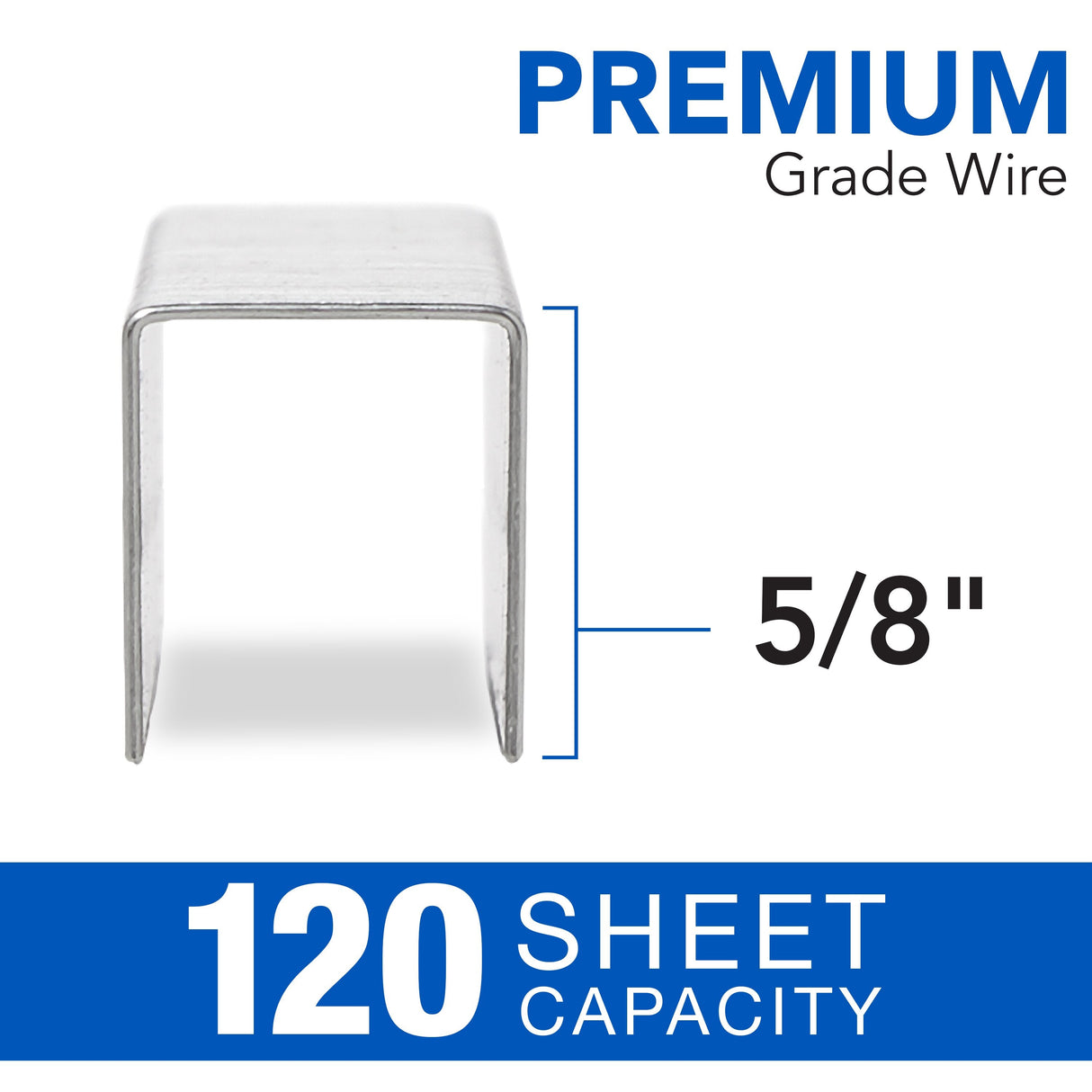 Swingline LightTouch Heavy Duty Staples - 5/8" Leg Length - 2,500 Staples/Box