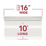 GBC Self Sealing Laminating Roll, Repositionable, 16" x 10', 3 mil