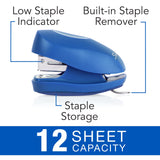 Swingline Tot Stapler, Blue, 12 Sheet Capacity