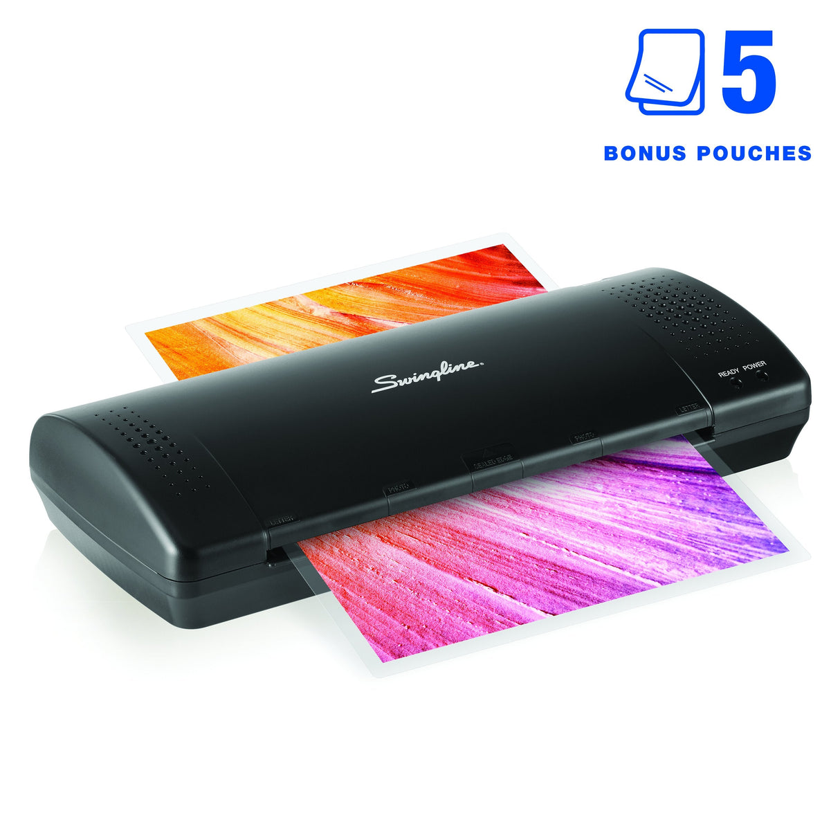 Swingline Inspire Plus 9" Thermal Pouch Laminator - Black