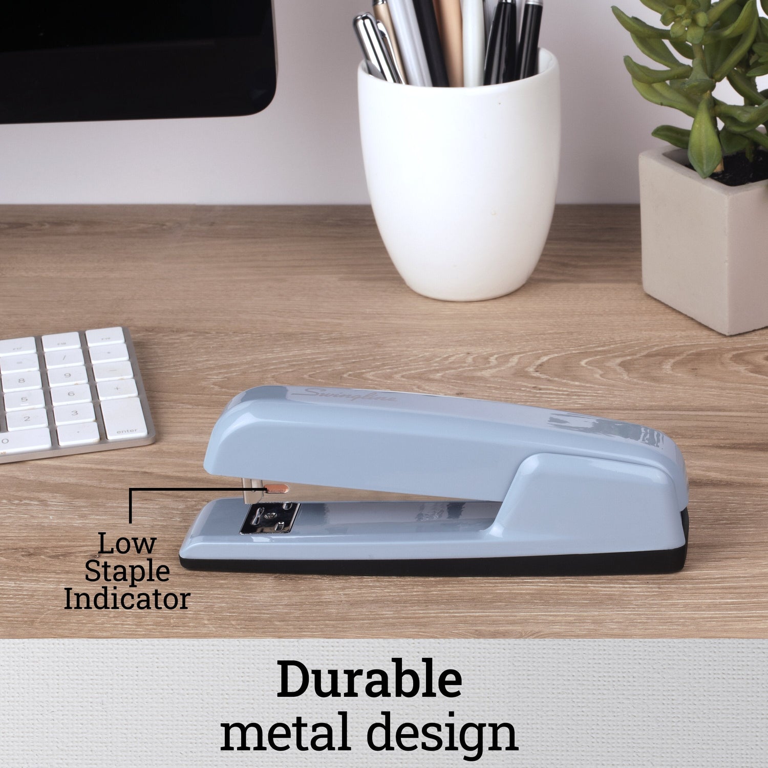 Swingline 747 Sky Blue Stapler - 30 Sheet Capacity – Paper Machines