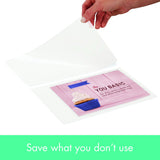 Mead EZAlign Thermal Laminating Pouches - Letter Size, 3 Mil, 150 Pack