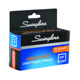 Swingline LightTouch Heavy Duty Staples - 5/8" Leg Length - 2,500 Staples/Box